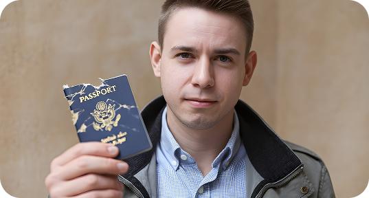 Damaged Passport